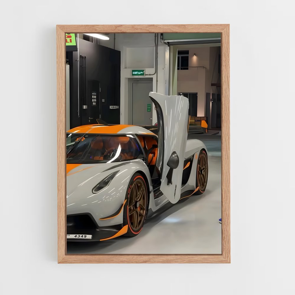 Poster Garage d'Altitude – affiche Koenigsegg (vue 4)